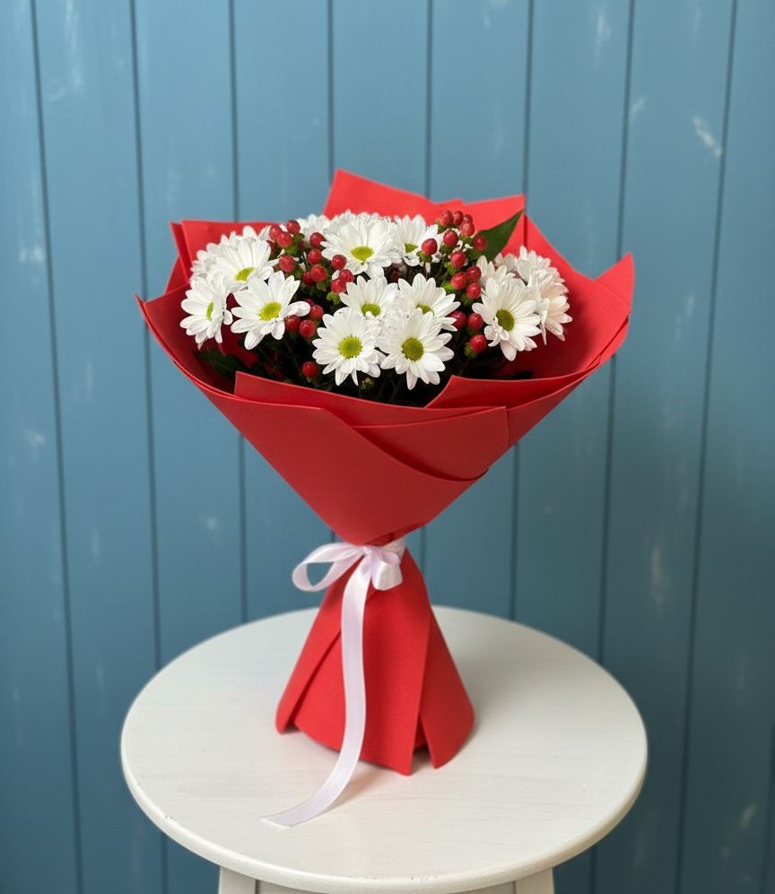 Букет цветов из: Хризантемы в Варениковском