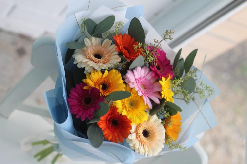 Букет цветов из: Герберы в Варениковском