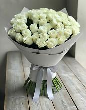Букет 35 Белых роз в Варениковском