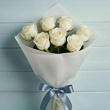 Букет 7 Белых роз Эдлесс Лав #REPLACE_PRED# Варениковском