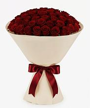 Букет 101 Бордовая роза Блэк Бакарра в Варениковском