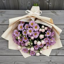 Букет цветов из:  Розы и Хризантемы в Варениковском