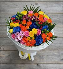 Букет цветов из:  Розы и Хризантемы в Варениковском