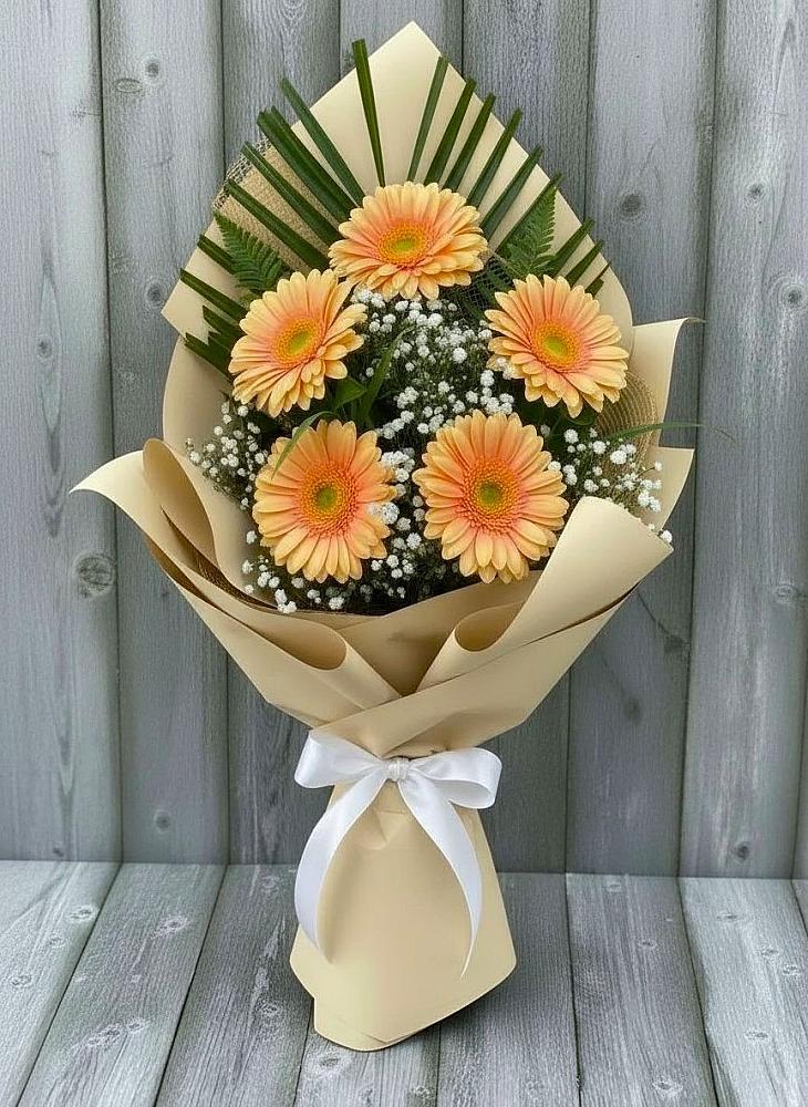 Букет цветов из: Герберы в Варениковском