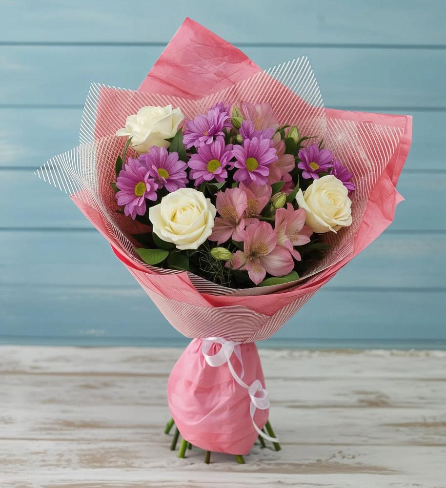 Букет цветов из: Герберы в Варениковском