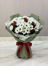 Букет цветов из:  Хризантемы #REPLACE_PRED# Варениковском